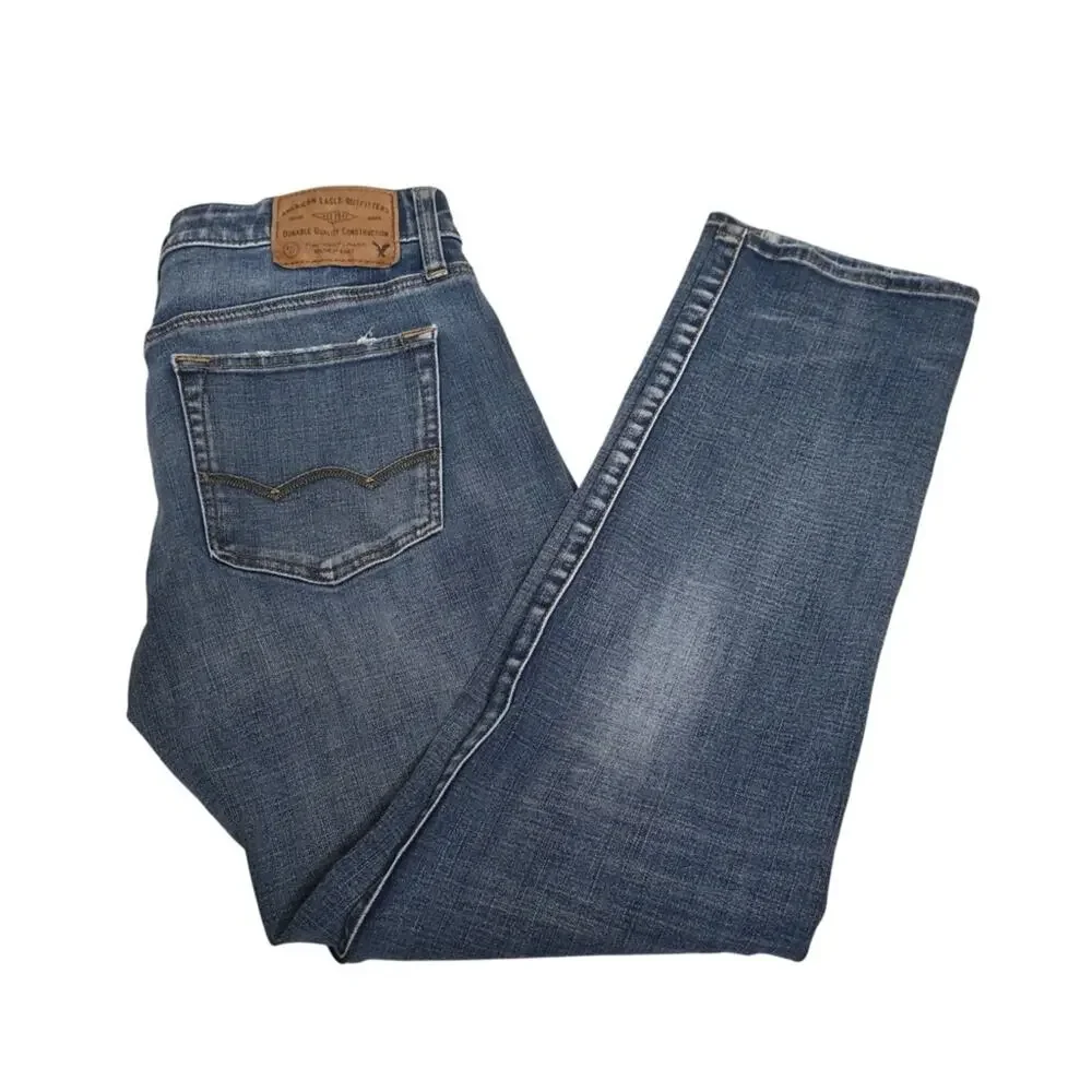 American Eagle Men's 360 Extreme Flex Slim Straight Jean Size 30X32